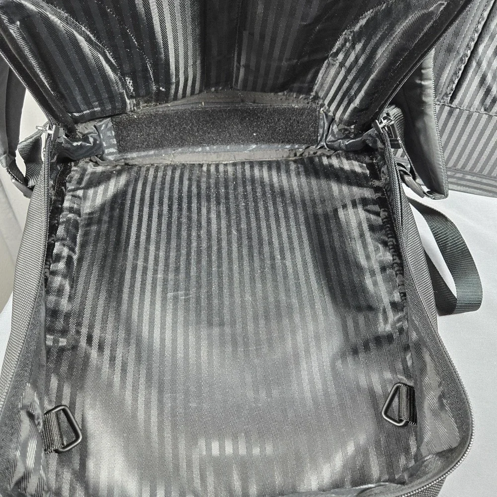 Vintage Tumi Alpha Backpack Black Ballistic Nylon Business Travel Organizer USA